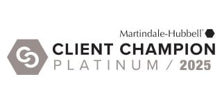 Martindale-Hubbell | Client Champion | Platinum | 2025